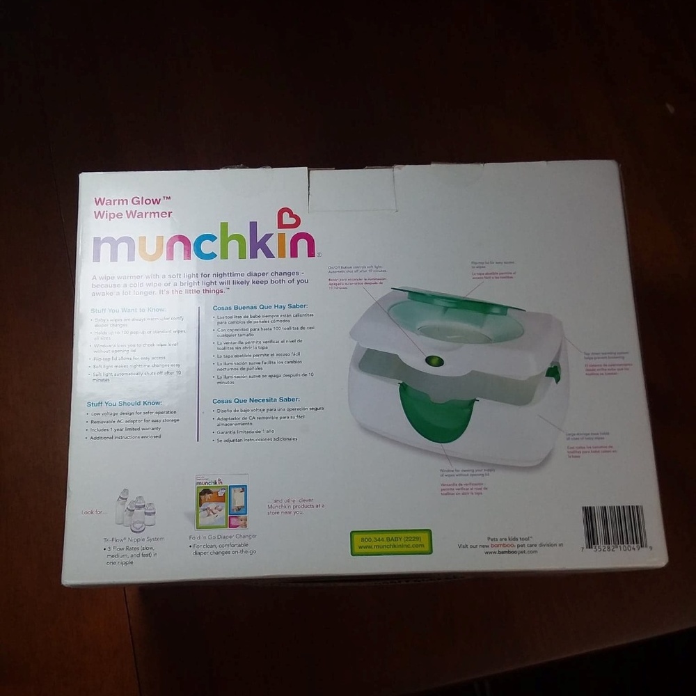 Munchkin Warm Glow Baby Wipe Warmer - Picture 2 of 4